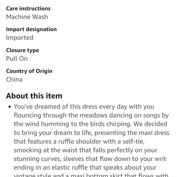 Standards & Practices Blue Floral Long Sleeve Cottagecore Maxi Dress Size 24 - Picture 8 of 11